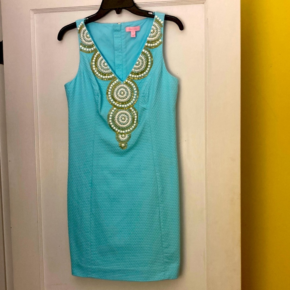 Lily Pulitzer Aqua Dress